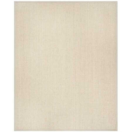 Safavieh Natural Fiber Power Loomed Rectangle Area Rug, Light Grey - 10 X 14 Ft. NF475C-10